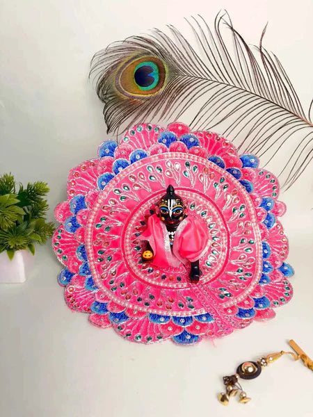 Multicolor Embroided Laddu Gopal Dress for Festive Celebrations