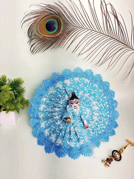Fancy Net Dress for Laddu Gopal - Elegant Traditional Attire for Deity