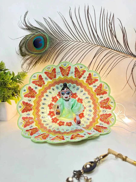 Butterfly Style Laddu Gopal Fancy Dress for Festive Celebrations